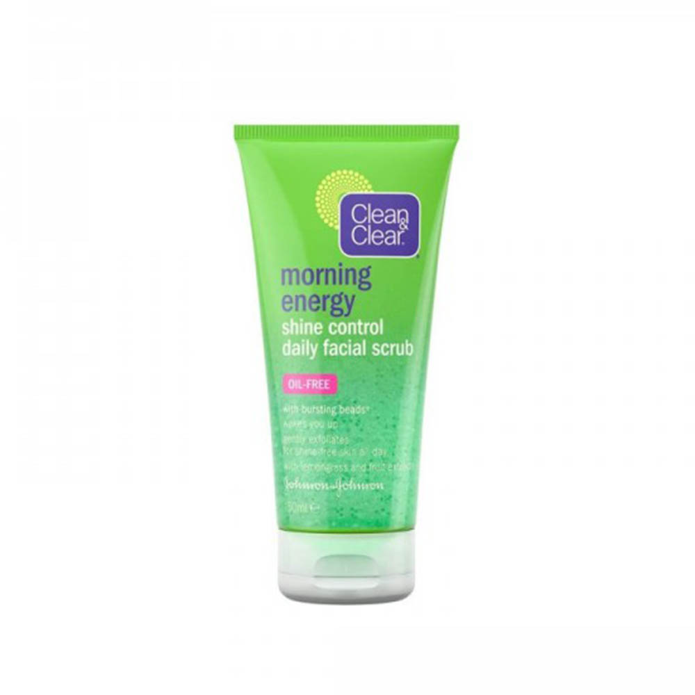 Clean & Clear Morning Energy Shine Control Daily Facial Scrub 150ml