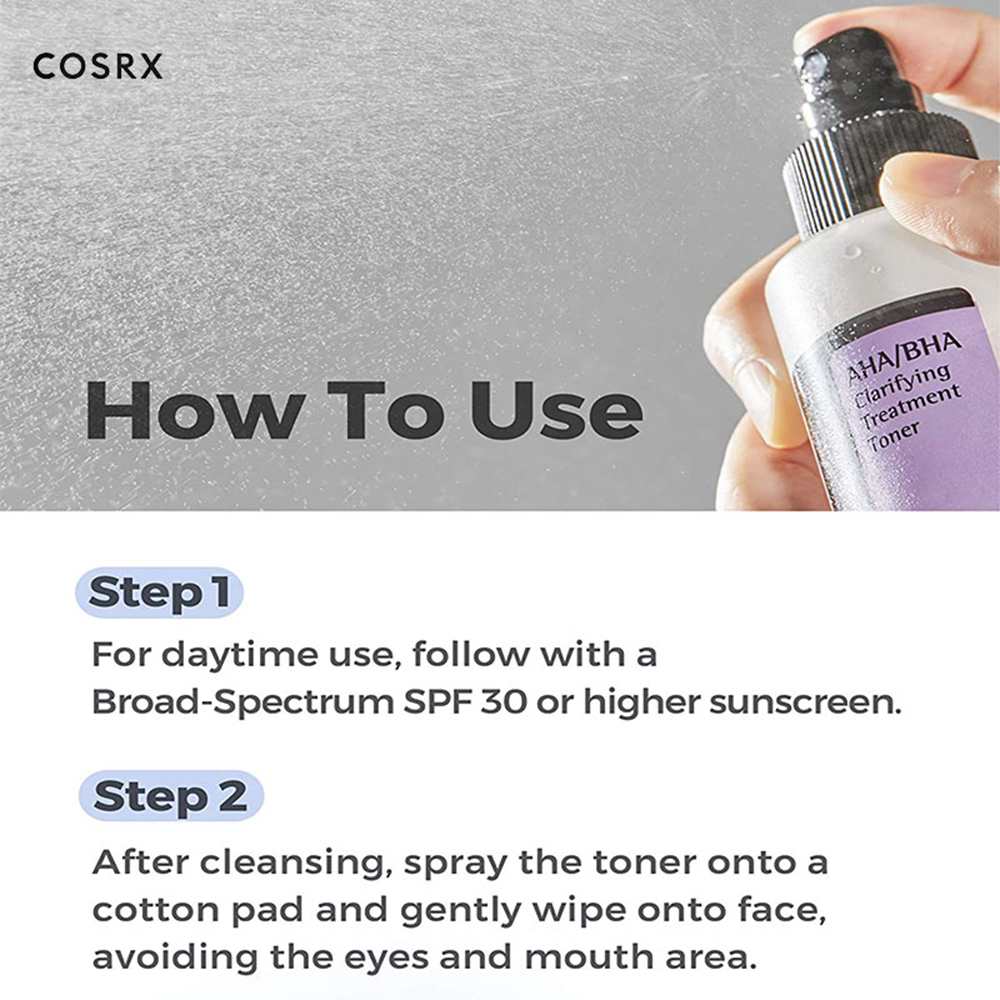 Cosrx AHA/BHA Clarifying Treatment Toner 150ml - Image 5