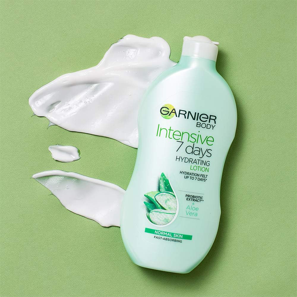 Garnier Intensive 7 Days Aloe Vera Body Lotion (Normal Skin) 400ml - Image 2