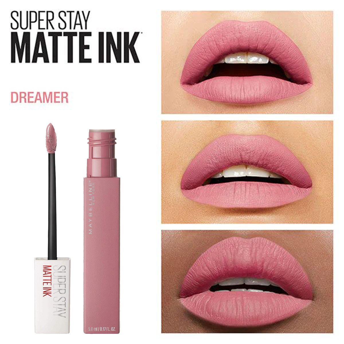 Maybelline SuperStay Matte Ink Lipstick (10 Dreamer) - Image 2