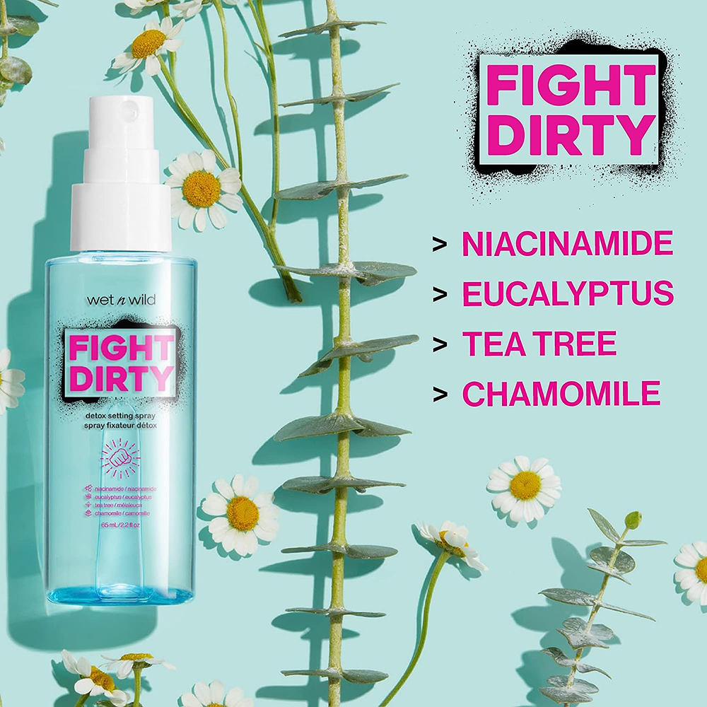 Wet n Wild Fight Dirty Detox Setting Spray 65ml - Image 2