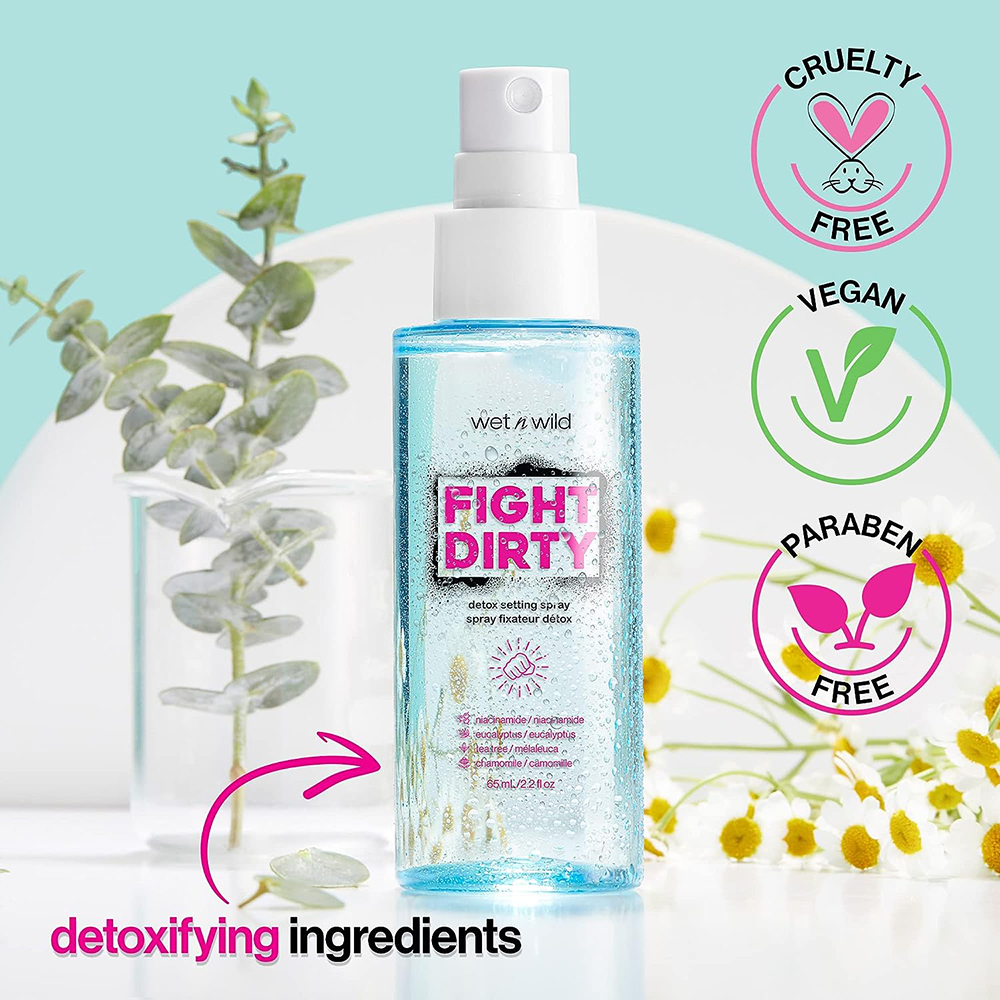 Wet n Wild Fight Dirty Detox Setting Spray 65ml - Image 4