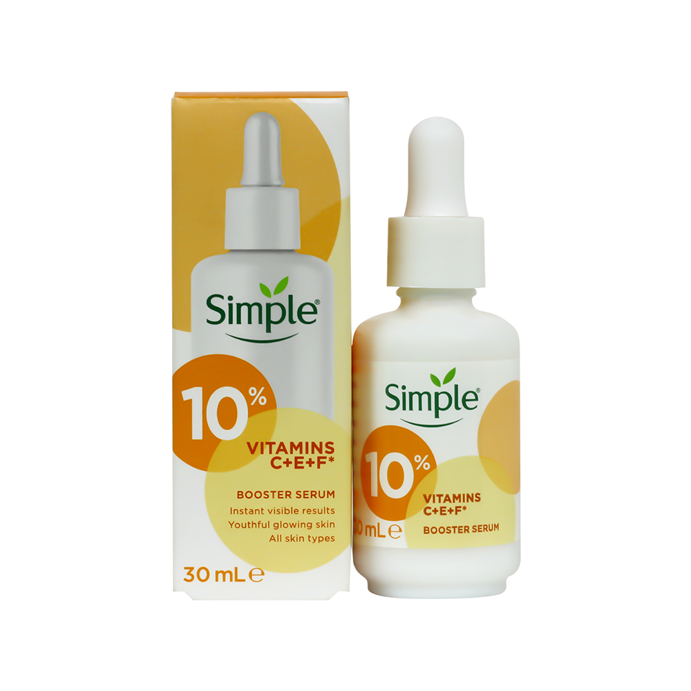 Simple 10% Vitamin C+E+F Booster Serum 30ml