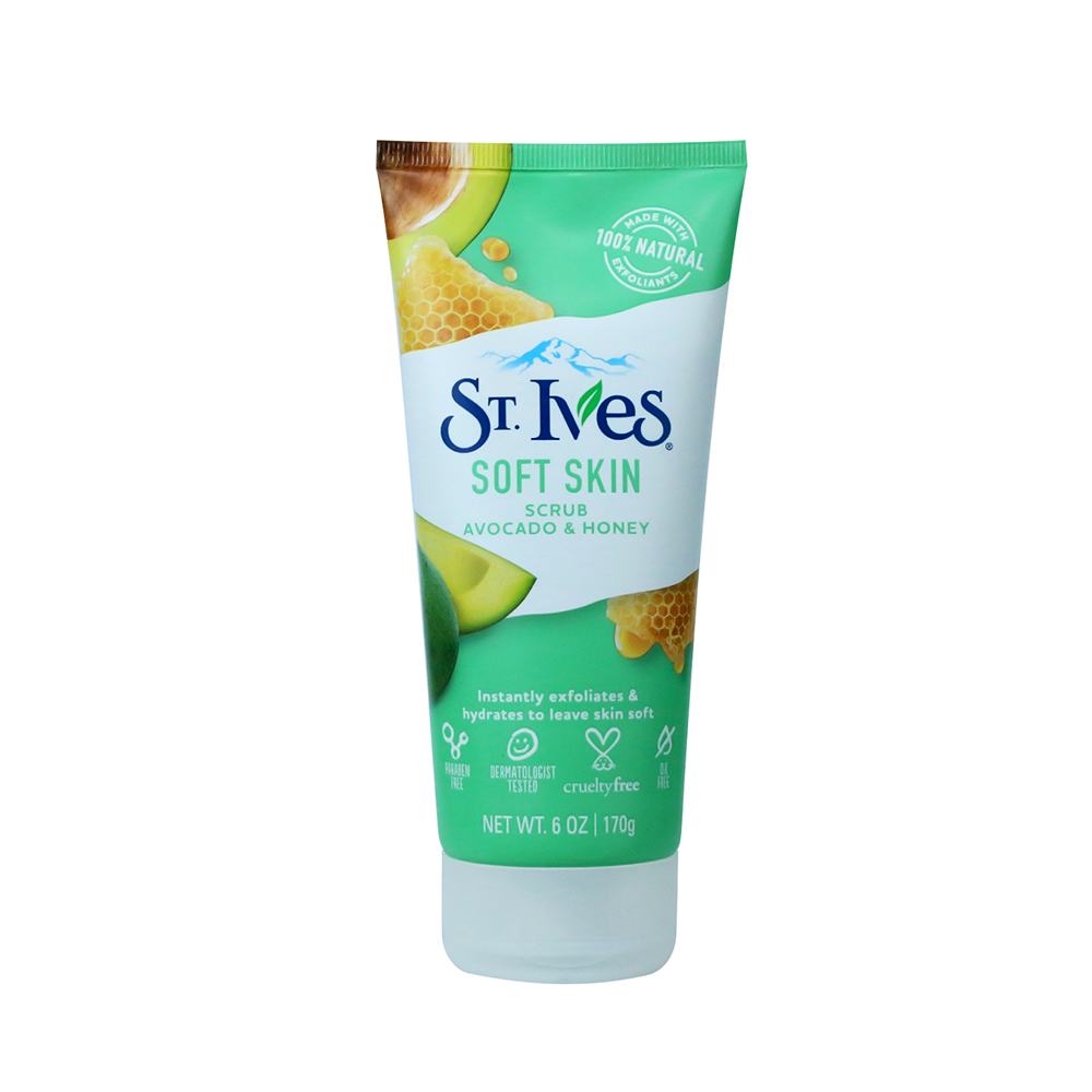 St. Ives Soft Skin Avocado & Honey Scrub 170g