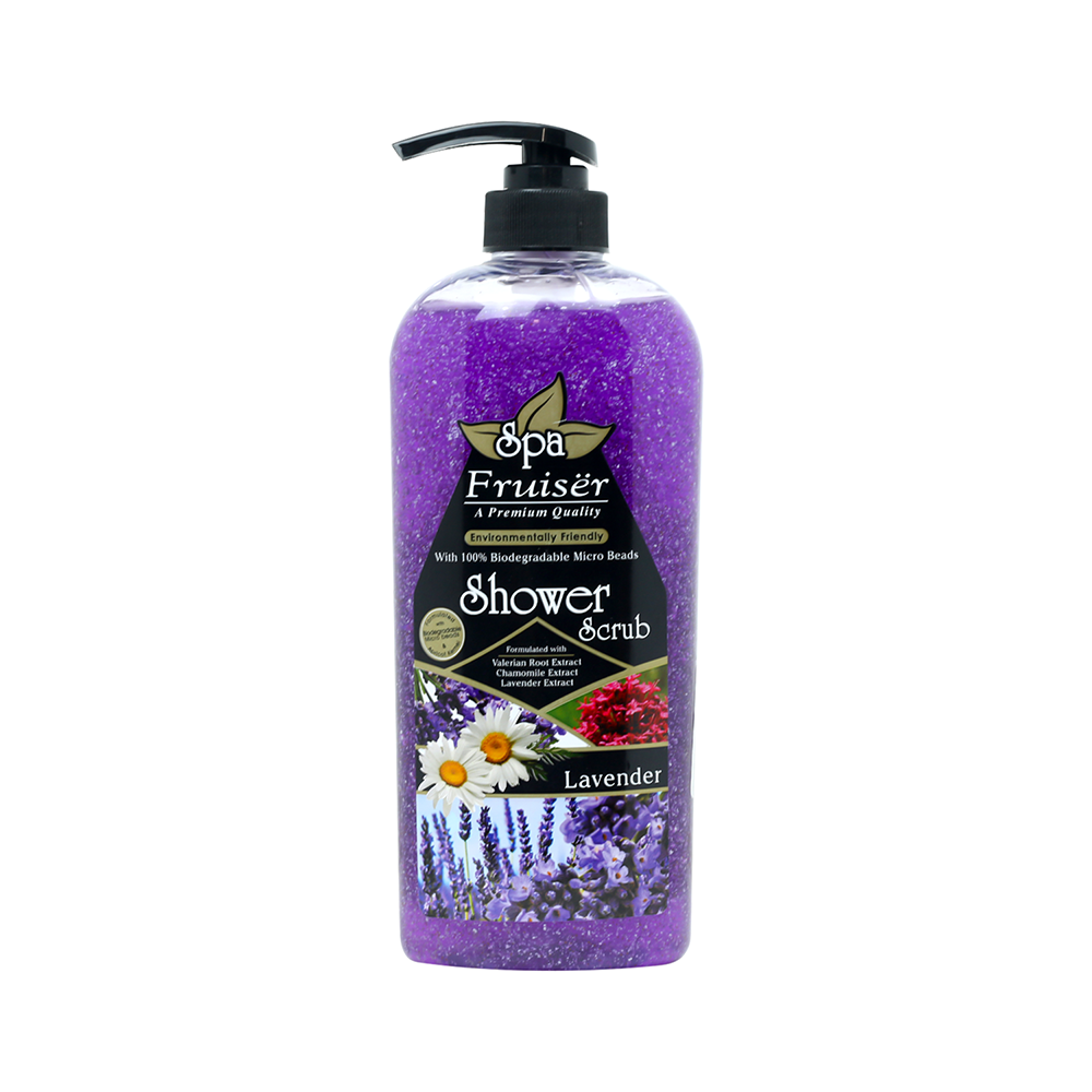 Fruiser Spa Lavender Shower Scrub 730ml