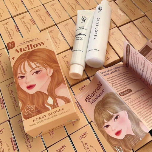 Kota Natural Mellow Permanent Hair Color Cream (Honey Blonde) - Image 2