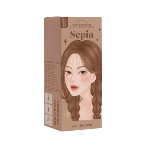 Kota Natural Sepia Permanent Hair Color Cream (Ash Brown)