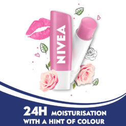 Alternative view of Nivea 24h Melt-in Moisture Caring Lip Balm (Soft Rose) 4.8g